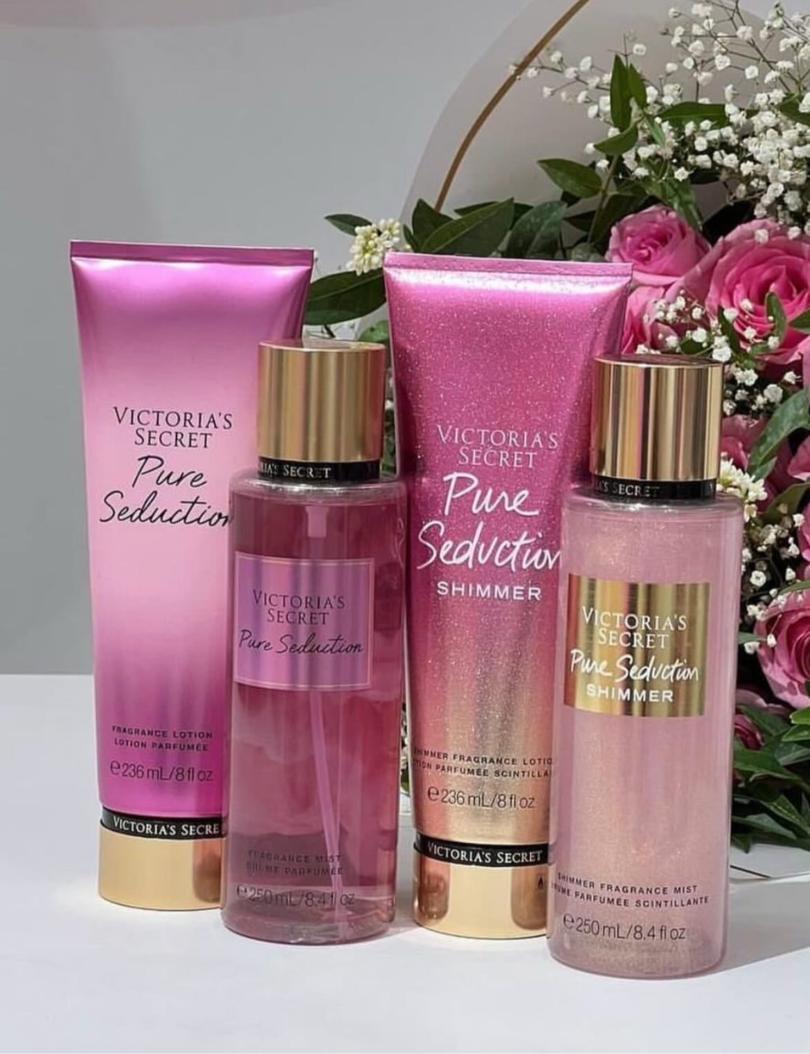 Pure Seduction Tradicional & Shimmer (4 produtos)